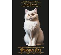 The Luxury Of The Persian Cat - Black & Gold Notecat: Aesthetic Feline Blank Ruled Journal Interior For Writing & Doodles For Cat Lovers And Cat Owners For School College Office Or Gift