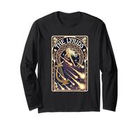 The Lyrids Meteor Shower Art Nouveau Harp Dea Maglia a Manica