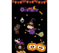The magic of the little witch notebook: Little witch on Halloween night , Witch's spell ,journal for Halloween lover ,120 pages lines , 6"x9"