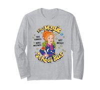 The Magic School Bus Ms Frizzle And Liz Quote Retro Cartoon Maglia a Manica