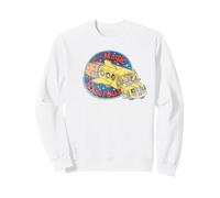 The Magic School Bus Vintage Distressed Bus Logo Cartoon Felpa