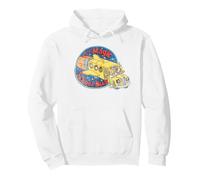 The Magic School Bus Vintage Distressed Bus Logo Cartoon Felpa con Cappuccio