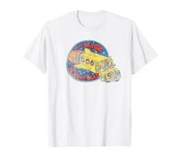 The Magic School Bus Vintage Distressed Bus Logo Cartoon Maglietta