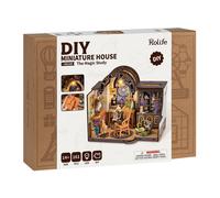 THE MAGIC STUDY in legno ROLIFE casa ROBOTIME da montare DIY miniature HOUSE età