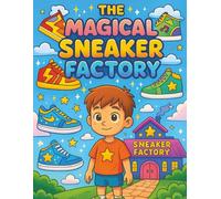 The Magical Sneaker Factory Coloring Book: The Ultimate Sneaker Coloring Book For Adults and Kids 20 Illustrations