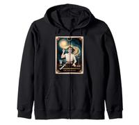 The Magician Tarocco Card - Manifestation Power Design vintage Felpa con Cappuccio