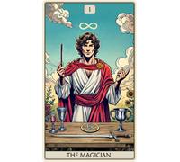 The Magician Tarot Puzzle In Legno Pezzi Di Carta Unici Di Fantasy Puzzles FP044