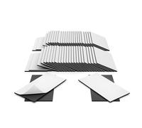 The Magnet Shop TMS 20 magneti autoadesivi per artigianato | 10 paia di piccole strisce magnetiche adesive | Facile da attaccare | Crea i tuoi magneti o segnalibri per il frigo [spessore 0,85 mm]