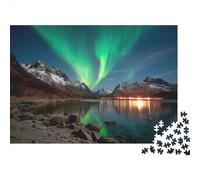 The Magnificent Aurora boreale|| Puzzle Divertenti Per Tutta La Famiglia 1000pcs (75x50cm) Adulti