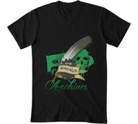 The Magnus Archives Logo DMN T Shirt Casual Graphic Short Sleeve Tops Black XXL