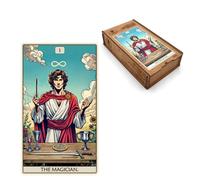 The Mago Tarocchi Puzzle di Legno Unico Card Pezzi By Fantasy Puzzles FP044