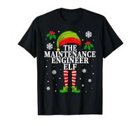 The Maintenance Engineer Elf Christmas Matching Maglietta