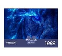 The Majestic Lion Puzzle Impossible 1000Pcs Animal Decorazione Per La Casa. Rilassamento E Intelligence Per Adulti E Bambini Da 12 Anni 70x50cm/1000pcs