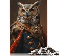 The Majestic Owl Jigsaw Puzzle Impossibili 1000 Pezzi Decorazione Per La Casa. Rilassamento E Intelligence Per Adulti E Ragazzi Da 14 Anni 1000pcs (75x50cm)
