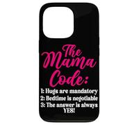 The Mama Code Divertente Maternità Mamma Vita Genitore Mamma Custodia per iPhone 13 Pro