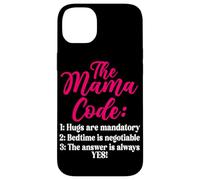 The Mama Code Divertente Maternità Mamma Vita Genitore Mamma Custodia per iPhone 14 Plus