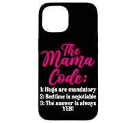 The Mama Code Divertente Maternità Mamma Vita Genitore Mamma Custodia per iPhone 15