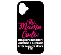 The Mama Code Divertente Maternità Mamma Vita Genitore Mamma Custodia per iPhone 16 Plus