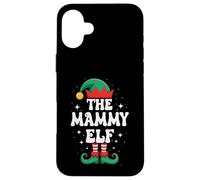 The Mammy Elf Divertente Natale Corrispondente Gruppo Familiare Custodia per iPhone 16 Plus