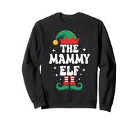 The Mammy Elf Divertente Natale Corrispondente Gruppo Familiare Felpa