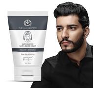 The Man Company Crema anti-ingrigimento per capelli e barba per uomo, ritarda l'ingrigimento, nutre, acconcia, aumenta la fiducia in se stessi, privo di tossine, tutti i tipi di capelli - 75 g