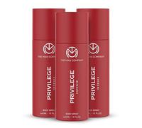 The Man Company Privilege Intense Deodorante per Men| Premium Body Spray | Fragrance a lungo termine | Deodorante perfetto per uso quotidiano | Regalo per Husband, Boyfriend - 40 ml x 3