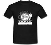 The Man from U N C L E United Network Command for Law And Enforcement Unisex 100% Cotton T-Shirts Black XXXL