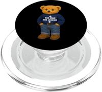 The Man The Legend Funny Teddy Bear Humor Quotes Sayings PopSockets PopGrip per MagSafe