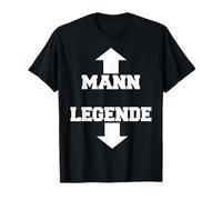 The Man The Legend L'Uomo La Leggenda Mann Macho Maglietta