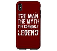 The Man The Myth The Cornhole Legend - Bean Bag Toss Champ Custodia per iPhone XS Max