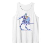 The Mandalorian And Grogu Mando & The Child On AT-RT Walker Canotta