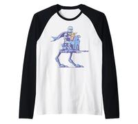 The Mandalorian And Grogu Mando & The Child On AT-RT Walker Maglia con Maniche Raglan