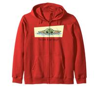 The Mandalorian And Grogu Too Cute To Get Caught Drawn Grogu Felpa con Cappuccio