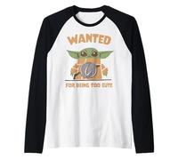 The Mandalorian And Grogu Wanted for Being Too Cute Armor Maglia con Maniche Raglan