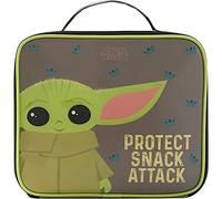 The Mandalorian - Borsa termica per il pranzo per bambini, con manico, prodotto ufficiale di Polar Gear, in poliestere 600D, rettangolare, riutilizzabile, per scuola, asilo, snack, picnic