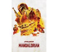 The Mandalorian Poster Star Wars 61x91.5cm 61x91.4cm Grande Film Muro Art Nuovo