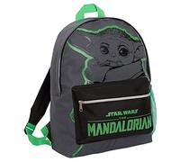 The Mandalorian Zaino Borsa Grogu per Adulti Adolescenti Bambini Borsa Scuola Viaggio Sport Zaino, Nero
