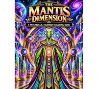 The Mantis Dimension: A Psychedelic Visionary Art Coloring Book for Adults Featuring Mind-Bending Geometric Realms and Cosmic Insectoid Entities