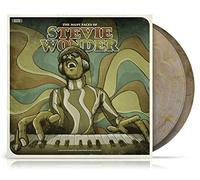 the many faces of stevie wonder (brown and yellow marbled vinyl)