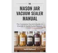THE MASON JAR VACUUM SEALER MANUAL: The Complete Owner's Guide to Electric & Hand-Pump Sealers Setup, Food Safety, Storage Times & Troubleshooting for Every Model