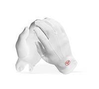 THE MASONIC COLLECTION - Guanti Royal Arch 100% cotone bianco - Extra Large - Un utile accessorio regalo per uomini massoni, bianco, L