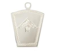 THE MASONIC COLLECTION Mark Past Master Collar Jewel - Accessorio regalo per uomini massoni, Argento