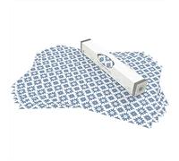 The Master Herbalist Fodere per cassetti senza profumo, facili da pulire, con fantasie colorate. Perfette per cassetti, ripiani di armadi, credenze e mobili da cucina. (Cook's Blue)