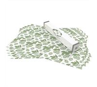 The Master Herbalist Fodere per cassetti senza profumo, facili da pulire, con fantasie colorate. Perfette per cassetti, ripiani di armadi, credenze e mobili da cucina. (Verde)