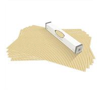 The Master Herbalist Wipe clean tessuto gingham a quadretti Perfette per cassetti, mensole, armadi e mobili da cucina (Orzo)