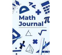 The Math Journal: Minimalist Grid Notebook for Daily Calculations and Brainstorming