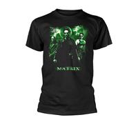The Matrix Green Art Grunge ufficiale Uomo maglietta unisex