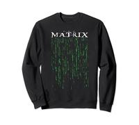 The Matrix Green Code Felpa
