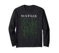 The Matrix Green Code Maglia a Manica