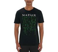 The Matrix Green Code Men's Black T-Shirt